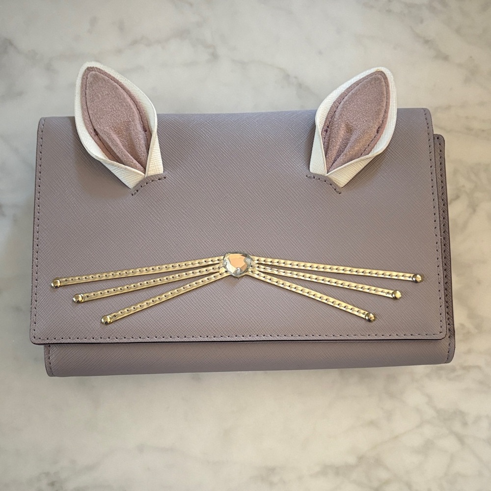 Kate Spade Original Hop To It Rabbit Bunny Crossbody Wristlet